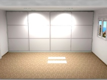 Frente de armario dibujado en 3D