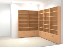 Diseño tridimensional de muebles