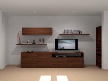 Diseño tridimensional de muebles