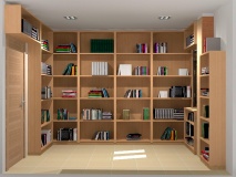 Diseño tridimensional de muebles