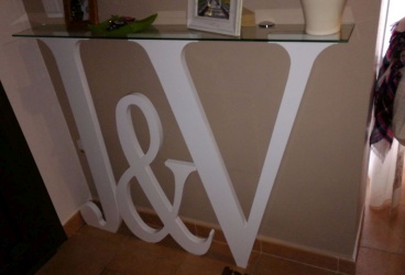 Letreros de madera en Suritama